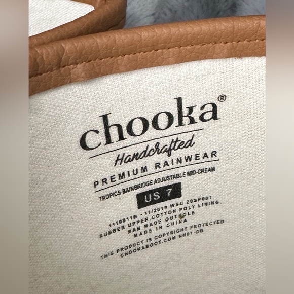 Chooka Women’s Tropics Bainbridge Rain Boots- Size 7 - Picture 5 of 5